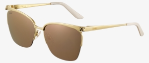 Panthère De Cartier Sunglasseschampagne Golden-finish - Sunglasses