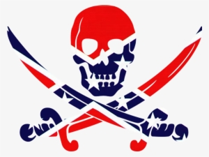 Jeremy Liggins - Pirate Black Throw Blanket