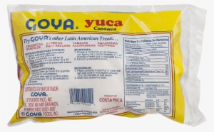 Goya Yuca Nutrition Facts
