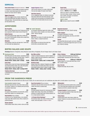 Mojitos-11x17 - Menu