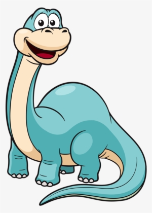 Cute Dino Clipart - Cartoon Dinosaur Coloring Page