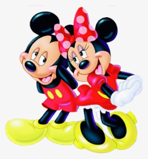 Mickey Et Mini - Dessin De Mickey Et Minnie En Couleur