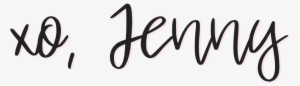 Xo, Jenny - Calligraphy Jenny