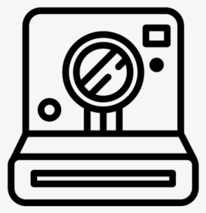 Polaroid Camera Vector - Polaroid Camera Outline