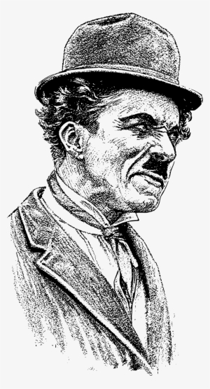 Big Image - Drawing Face Charlie Chaplin