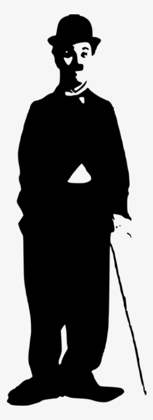 Charlie Chaplin Png - Силуэт Чарли Чаплина