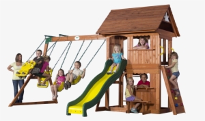 Alpine-1200x680 - Wood Swing Set With Slide And Glider