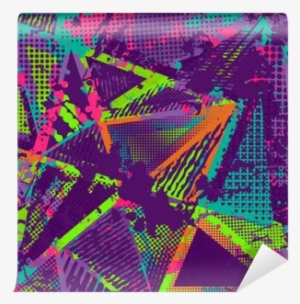 Scuffed Drop Sprays, Triangles, Dots, Neon Spray Paint, - Aerosol Paint