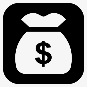 Money Bag Comments - Money Bag Icon White Png