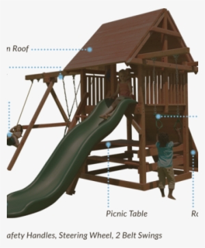 Opening Star Swing Set - Swing