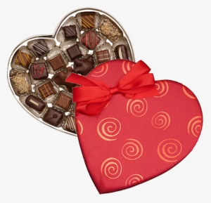 Red Heart With Swirls - Heart