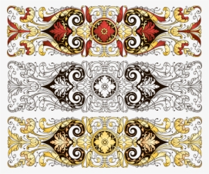 Винтажный Орнамент, Цветочный Узор, Vintage Ornament, - Chinese Ornaments