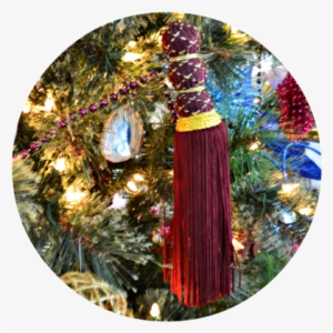 Vintage Swirl Ornament, Circle3 - Christmas Ornament