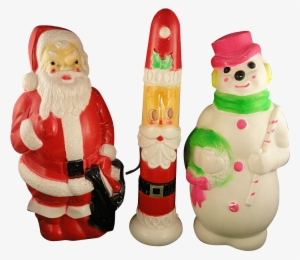 Blow Mold Figures Vintage Decorating Ideas Ruby Lane - Christmas Decoration