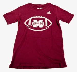 Adidas Kids Pigskin Banner M Football Outline Short - Mississippi State
