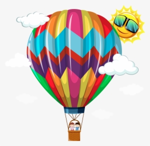 Vector Hot Air Balloon 1600*1600 Transprent Png Free - Border Airplane