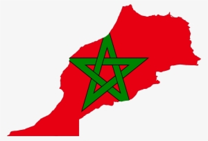 Morocco Flag High-quality Png - Morocco Map And Flag