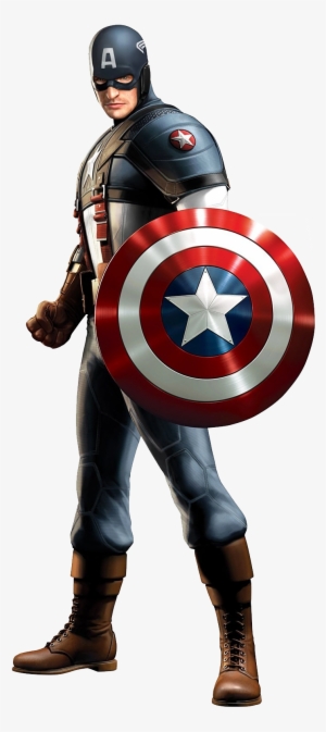 Captain America - - Dibujo De Escudo De Capitan America - 980x980 PNG ...