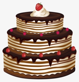 Cake Png Transparent Clip Art Image - Transparent Background Cake Clipart