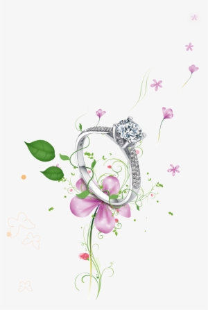 Falling In Love Wedding Ring Diamond - 钻石 戒指