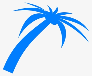 Blue Palm Tree Svg Clip Arts 600 X 502 Px