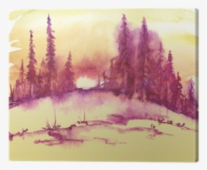 Watercolor Landscape, Picture - Watercolor Painting