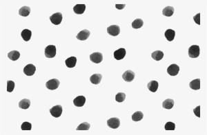 Watercolor Black Polka Dots