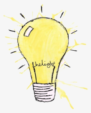 Incandescent Bulb Drawing Cartoon Illustration Watercolor - Drawing