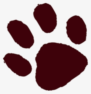 Paw Print Vector - Brown Paw Print