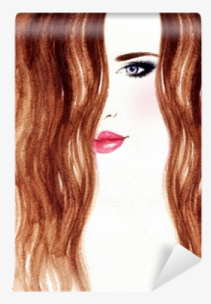Woman Portrait - Watercolor Painting
