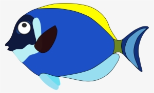 This Free Icons Png Design Of Blue Cartoon Fish