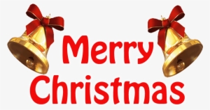 Merry Christmas Bells Transparent Background Christmas - Santa Sleigh Christmas Gift Stickers