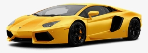 Yellow Lamborghini No Background