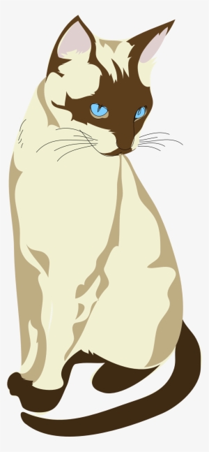 Siamese Cat Clipart Traditional - Siamese Cat Clipart