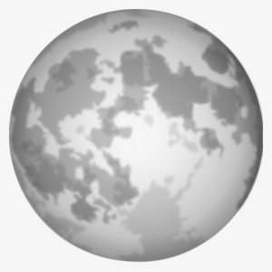 Moon Png Pic - Full Moon Clipart Black And White