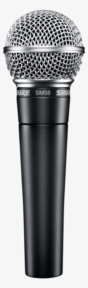 Sm58 Shure Microphone - Transparent Background Microphone Clipart