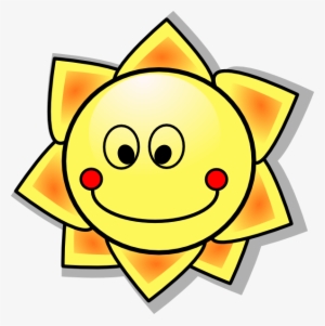 Original Png Clip Art File Smiling Cartoon Sun Svg