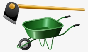 Png Clip Art - Schubkarre Voll Der Blumen-flasche Flachmann