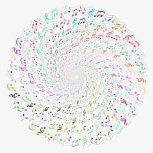 Drawing Line Art Musical Note Musical Theatre Circle - Music Notes In A Circle