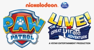 Paw Patrol Horizontal - Paw Patrol Live Logo