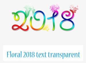 Commercial Use Floral 2018 Text, Floral Text, Happy - Collagen Induction Therapy