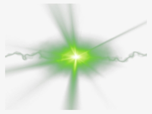 Green Lens Flare Transparent