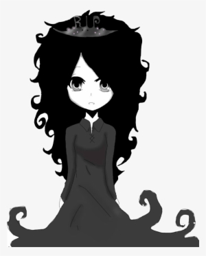 Ghost Girl Png Clipart Black And White Stock - Anime Ghost Girl Chibi