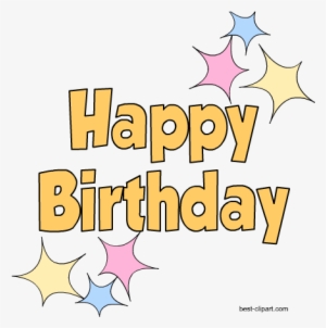 Happy Birthday Clip Art - Birthday