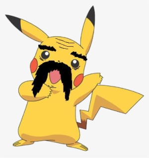 Pikachu's Mustache - Pokemon Pikachu