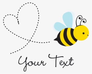 Png Pinterest Bees - Bee With Heart Clipart