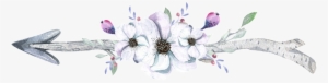 This Graphics Is White Flower Arrow Watercolor Hand - Hübsche Watercolor-flieder-gruppe Lendenkissen