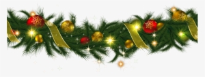 Christmas - Christmas Garland Transparent Background