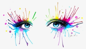 Report Abuse - Rainbow Art Eyes