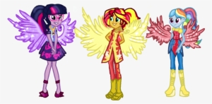 Skull With Floral Wings - Crystal Wings Rainbow Dash